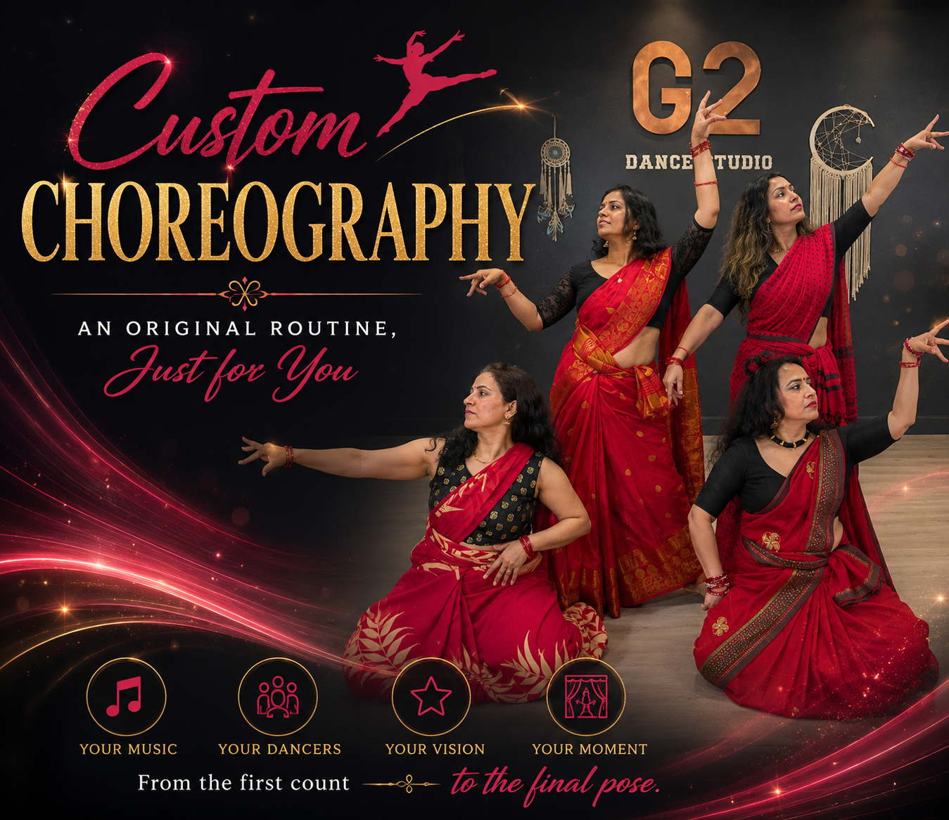 Custom Choreography at Groove Galaxy Dance Studio