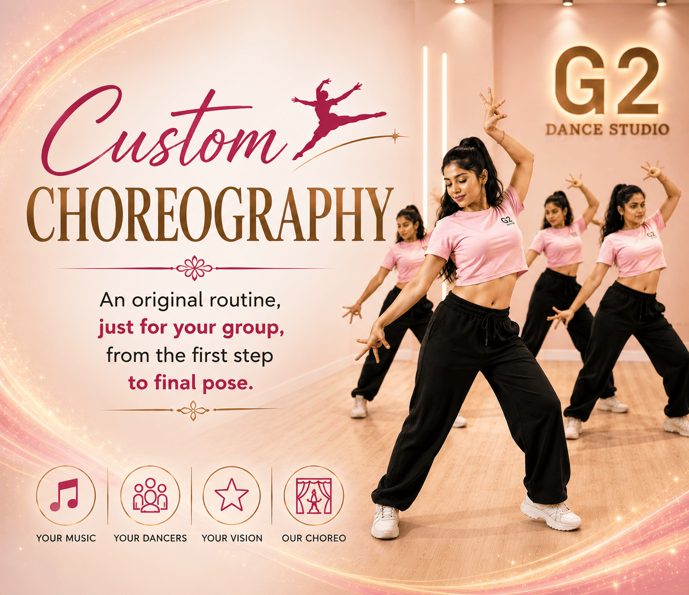 Custom Choreography at Groove Galaxy Dance Studio